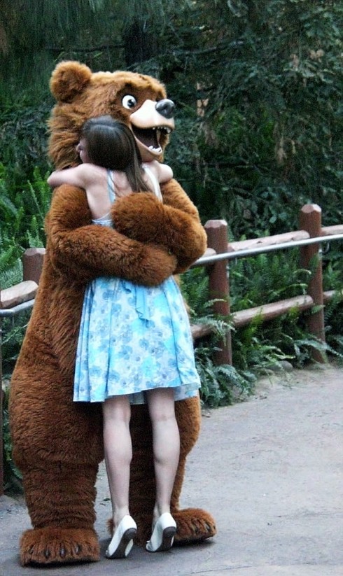 teddies dont hug back. Bear Hug